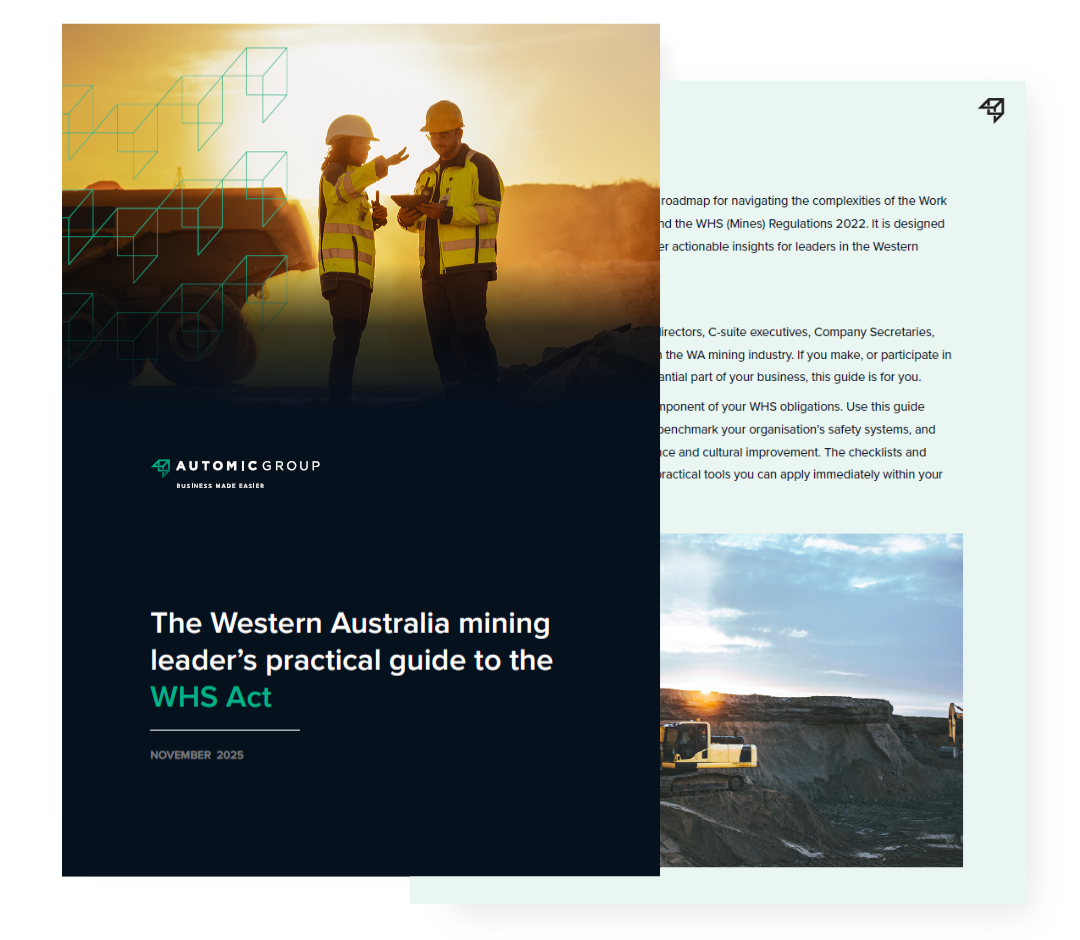 The WA mining leader’s practical guide to the WHS Act (1)