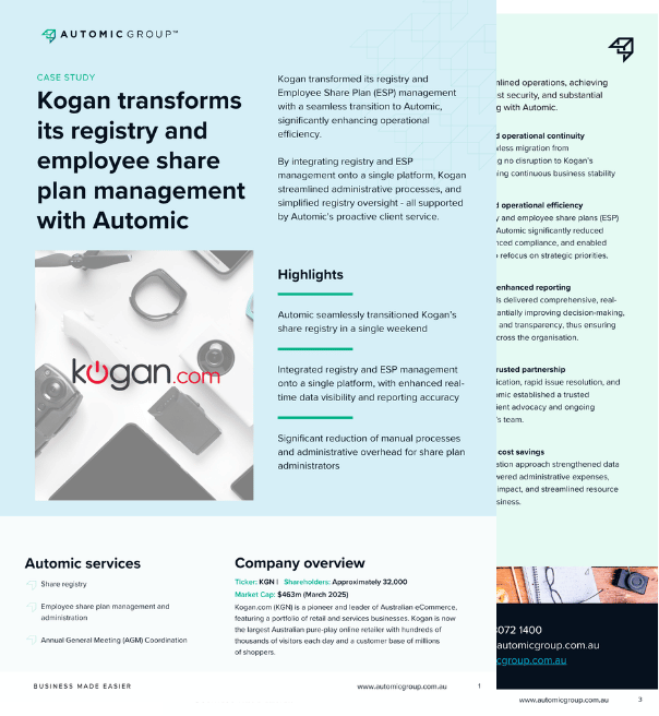Automic Client Success Story - Kogan